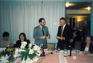 1996-97: Il Presidente Quartuccio con l’avv. Antonio Cascone