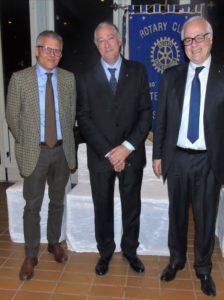 2017-18: Assemblea dei Soci: il Presidente eletto Raffaele Sabato con l’incoming Francesco Di Somma e Giulio Clemente