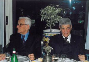 1999-00: Il Presidente Guido Amato con il Rettore Prof. Antonio Grella