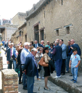 2014-15: I soci in visita agli Scavi di Ercolano