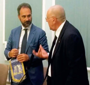 2017-18: Il Presidente con il dott. Catello Maresca al Convegno sulle ‘Devianze giovanili’