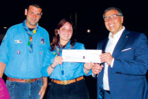 Festa del Mare: il Club dona due tende agli Scout stabiesi