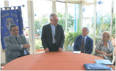 2012-13 Il Club riceve la visita del Vescovo Mons. Francesco Alfano