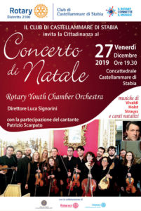 2019-20: Il concerto di Natale della Rotary Youth Chamber Orchestra in Cattedrale