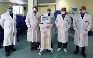 2019-20: Il Club dona ventilatore polmonare per terapia intensiva all’Ospedale S. Leonardo